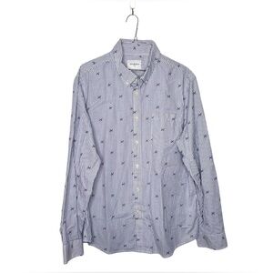 Goodfellow & Co Basin Blue Dogs Northrop Shirt Slim Fit